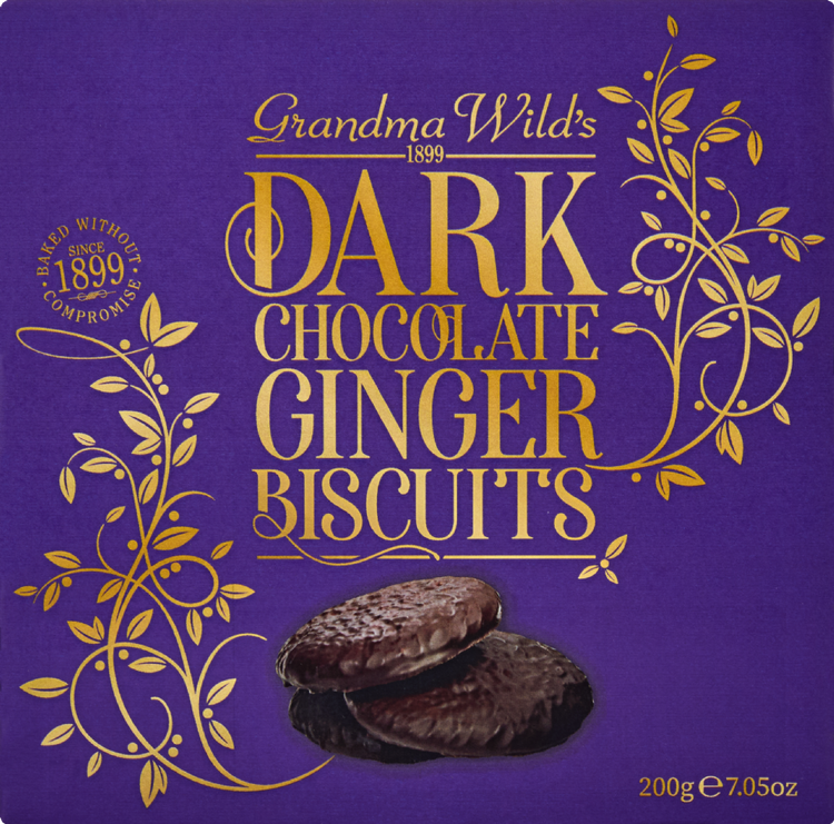 Dark Chocolate Ginger Biscuits 200g