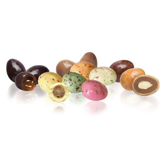 Pécou Assorted Chocolate Eggs in Cocotte Tin 140g |