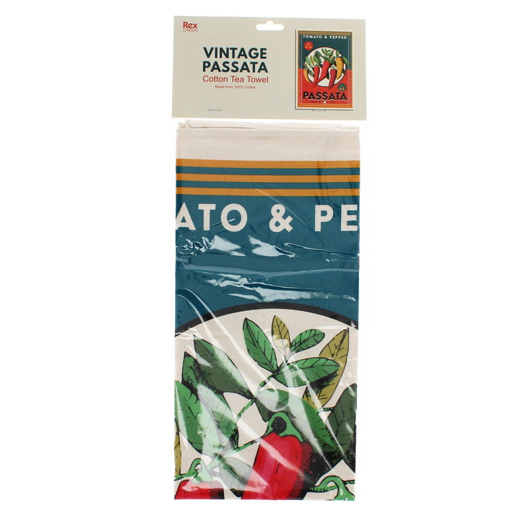 Vintage Passata Tea Towel