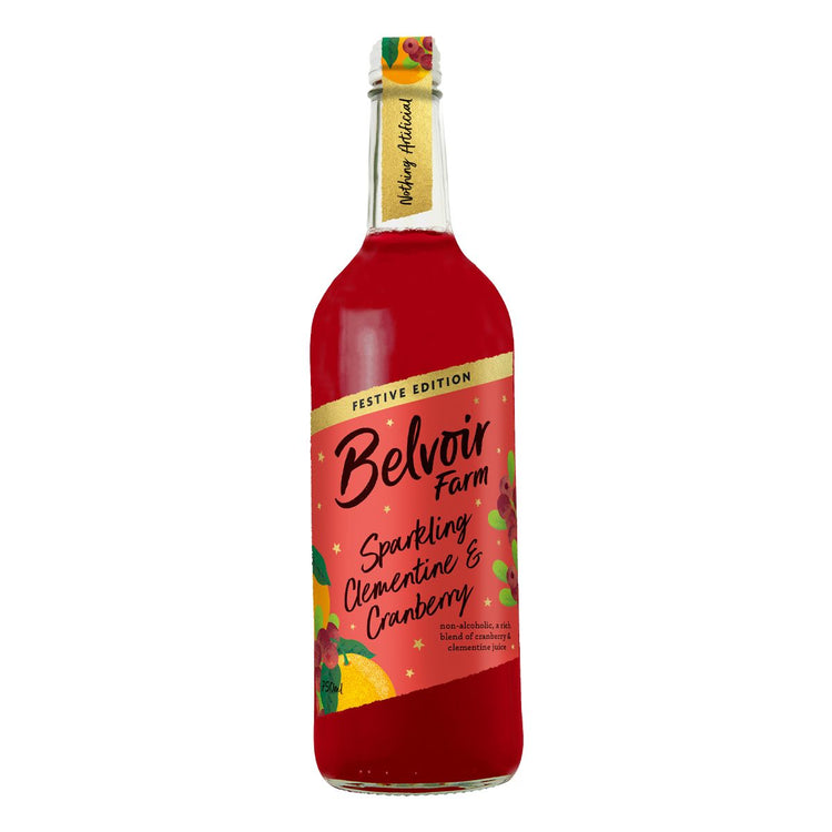 Belvoir Sparkling Clementine & Cranberry 750ml