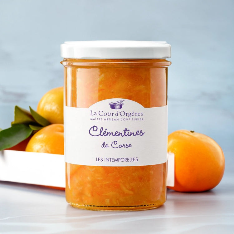 Authentic artisan Corsican Clementine Jam on table