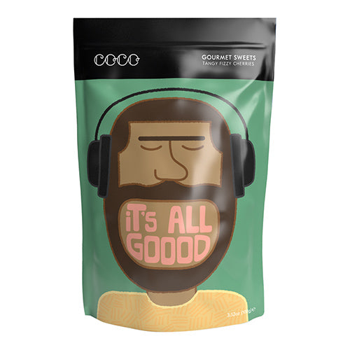 Tangy Fizzy Cherries Sweets 100g