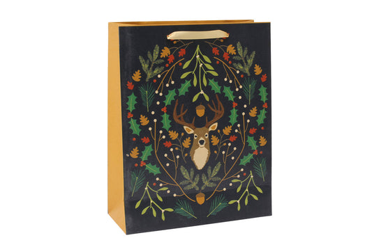 Seasons Greetings Stag Large Gift Bag