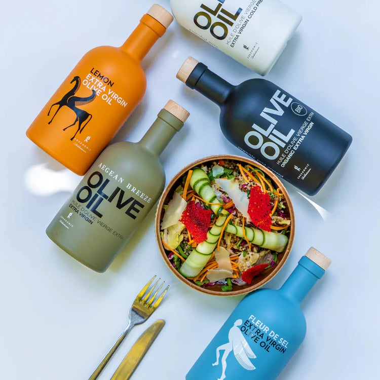 Greenomic extra virgin olive oil product range