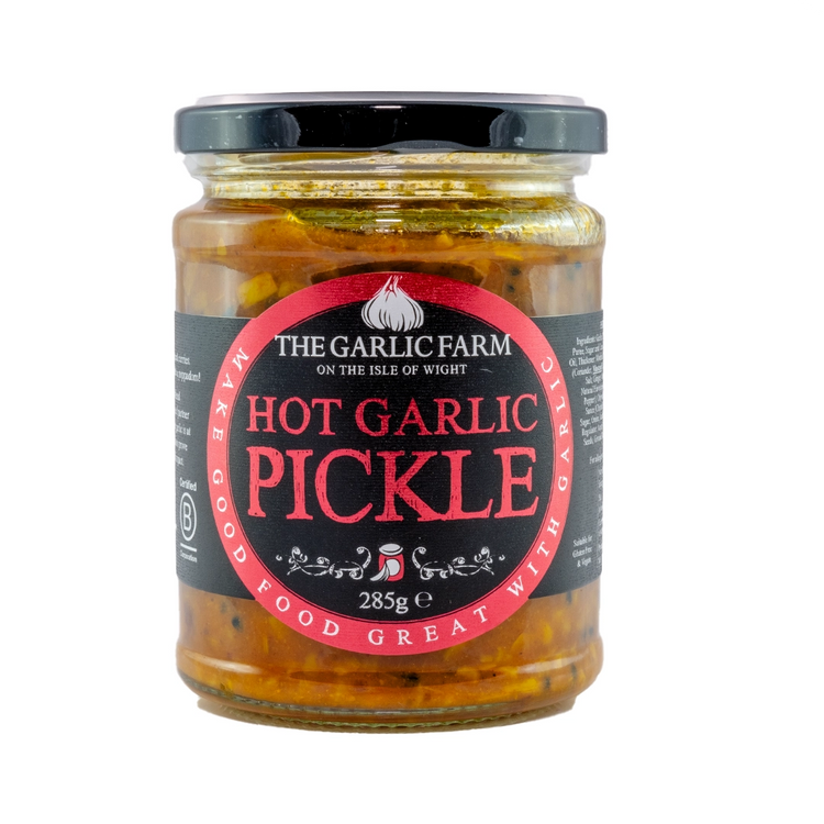 The Garlic Farm - hot garlic pickle jar