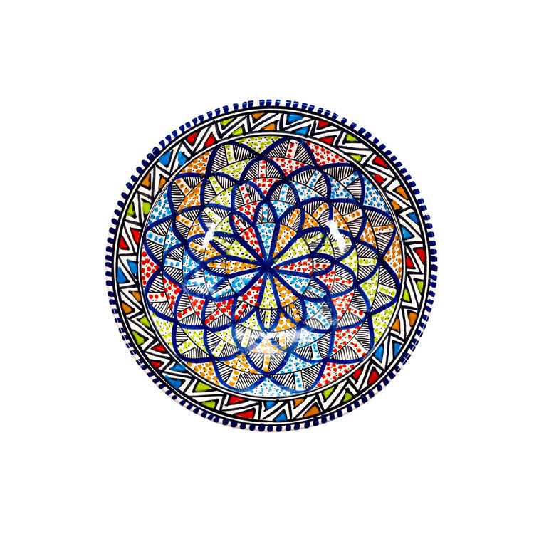 Moroccan-style Sunburst serving bowl - 25cm