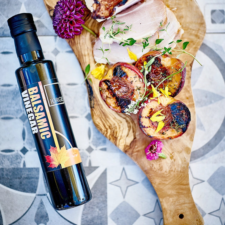 Jorge maple syrup flavoured balsamic with mezze serving board