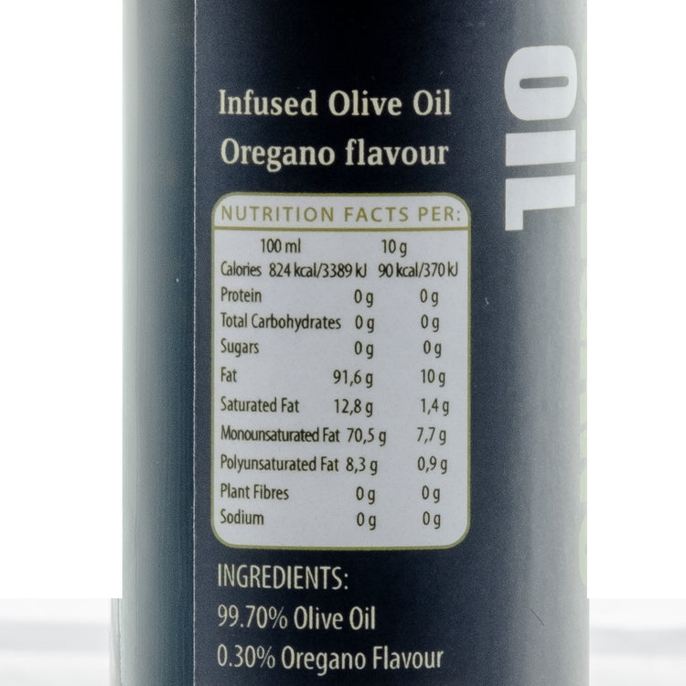 Jorge Oregano Olive Oil ingredients