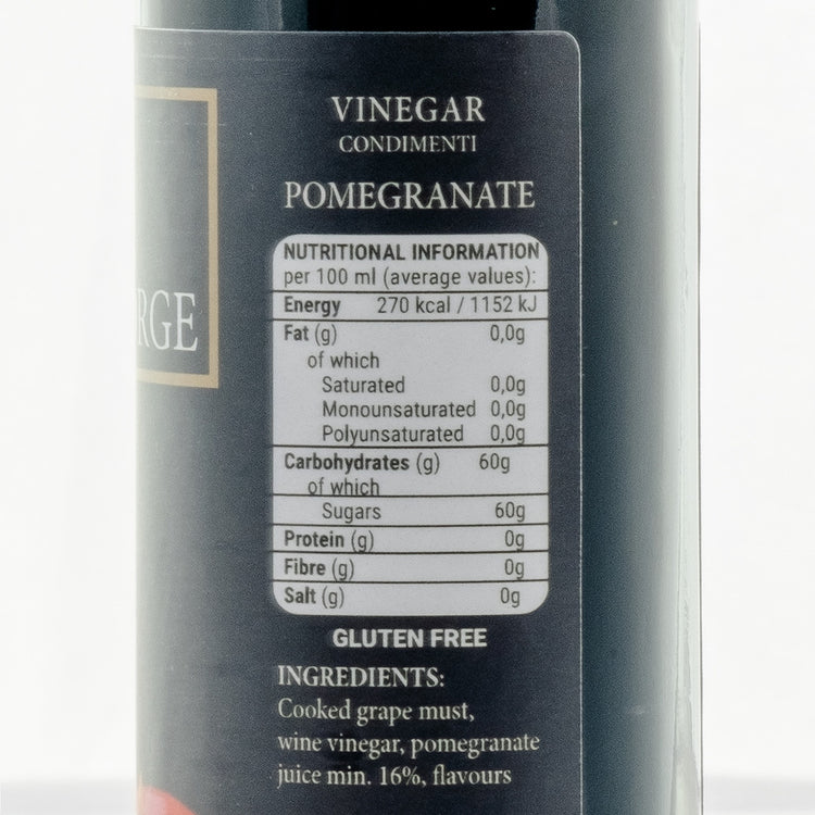 Jorge Pomegranate-infused Balsamic Vinegar ingredients