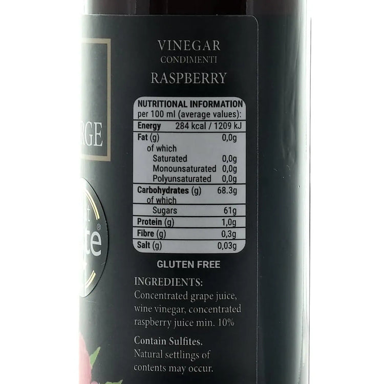 Jorge Raspberry Balsamic natural ingredients