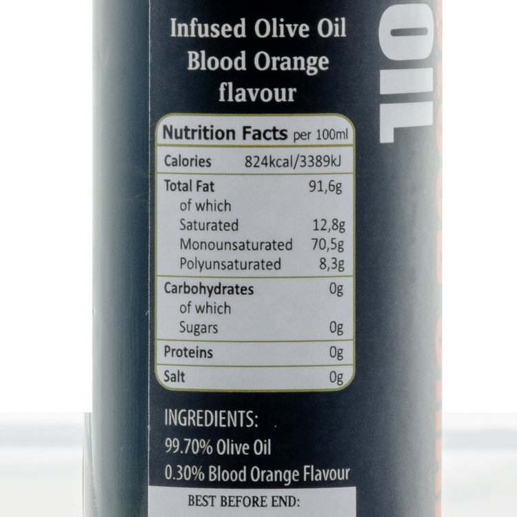 Jorge Blood orange olive oil ingredients
