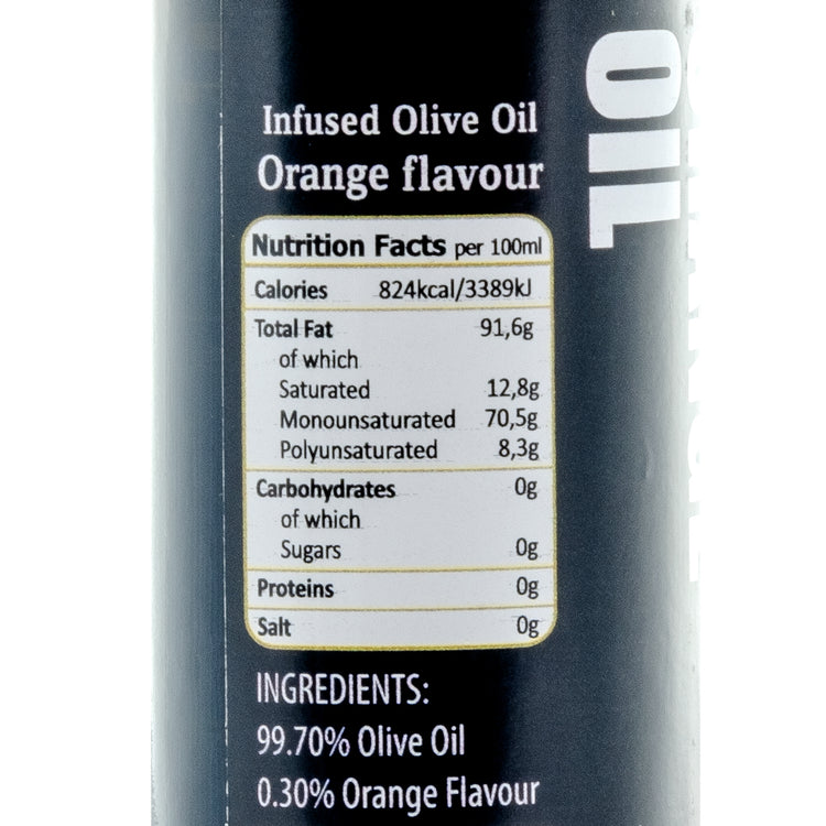A close up image of the back of the bottle showing the ingredients