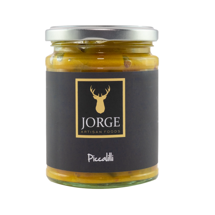 Jar of Jorge artisan Piccalilli relish
