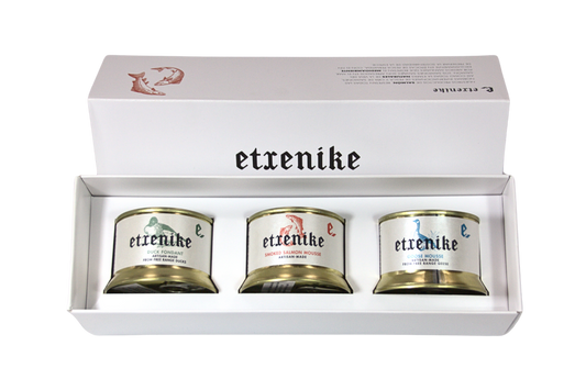 Luxury Pate Selection Box - Duck, Goose, Smoked Salmon 3 x 130g