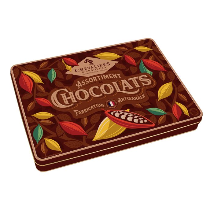 Milk, White & Dark Chocolate Assortment Tin 290g