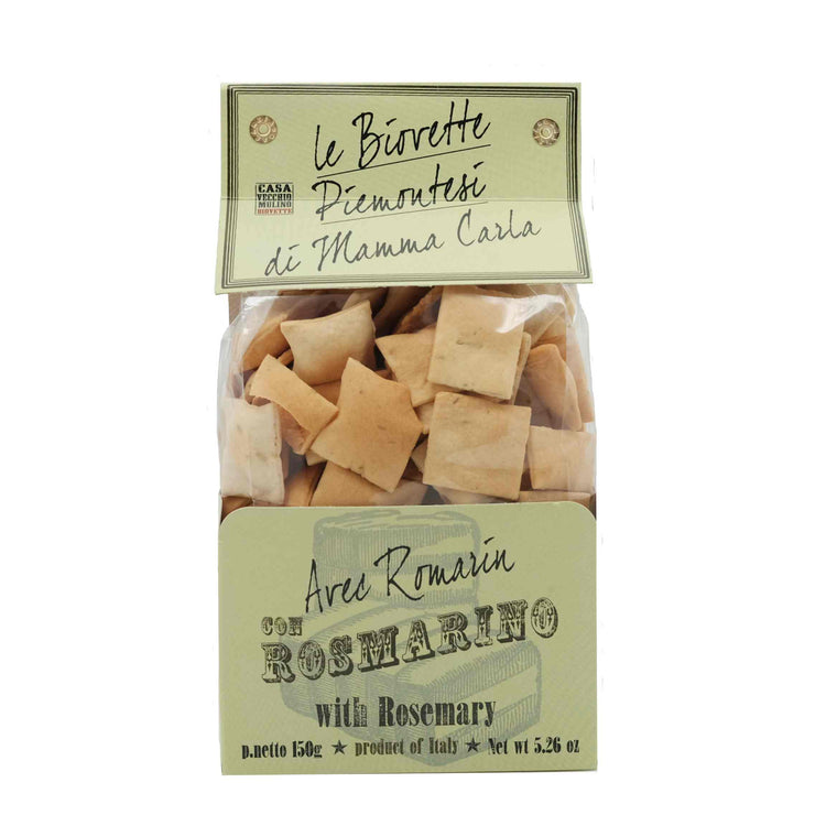 Biovette Piemontesi crispbreads with rosemary