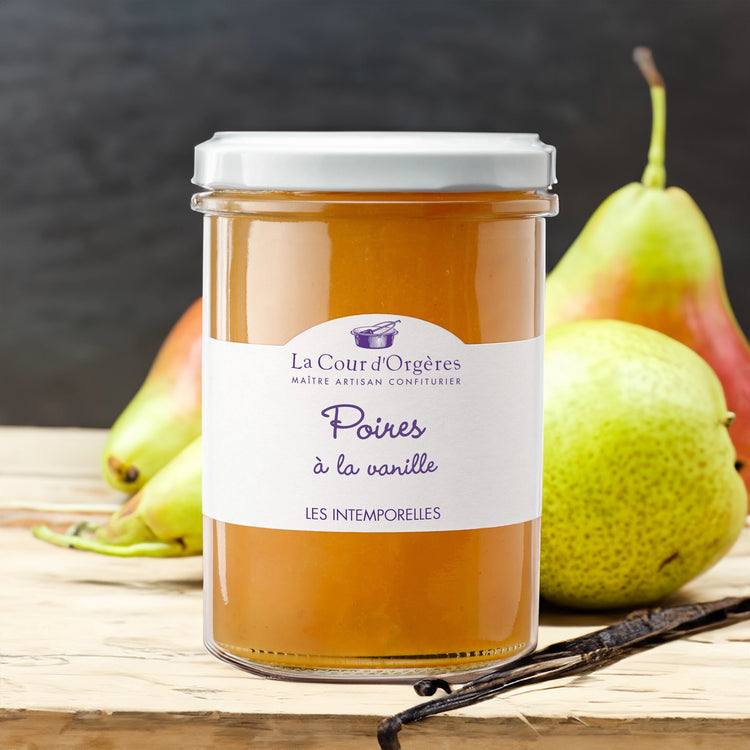 La Cour d'Orgères Confiture de poires à la vanille