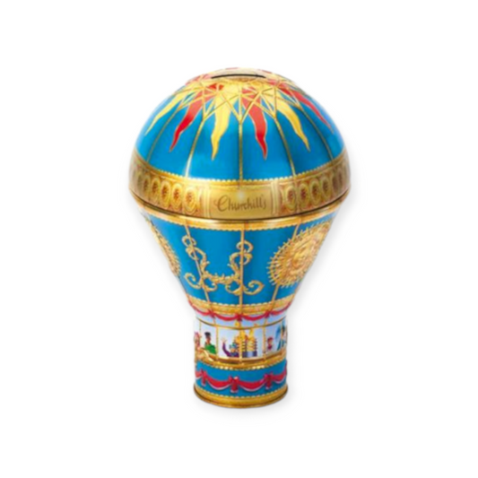 Hot Air Balloon Tin with Vanilla Fudge - Blue