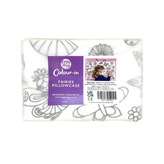 Colour-in Pillowcase - Fairies