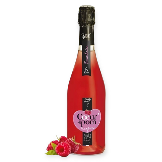 Fine Fruit Bubbles APPLES & RASPBERRY - 75cl