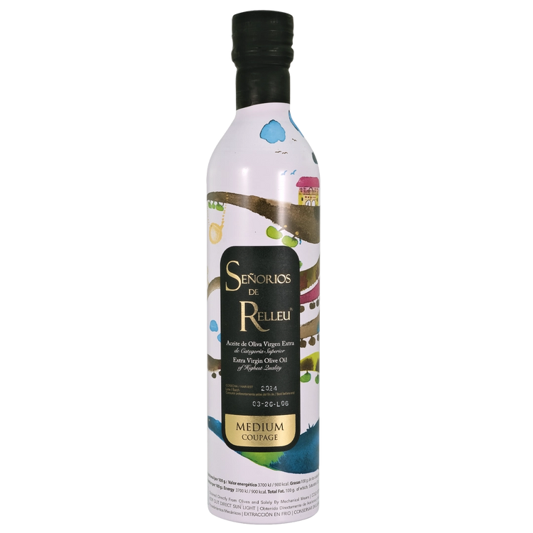 Señorios de Relleu high quality Extra Virgin Olive Oil - Medium coupage