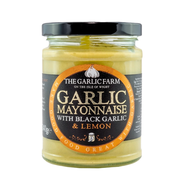 The Garlic Farm - Garlic Mayonnaise with black garlic and lemon