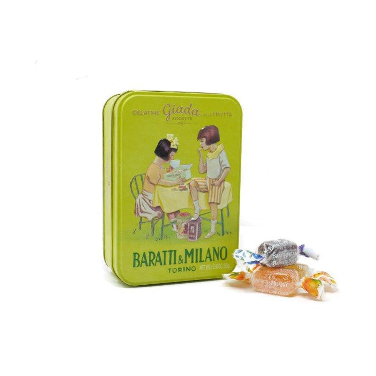 lassica Baratti & Milano candy green tin