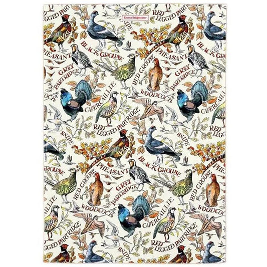 Game Birds Tea Towel