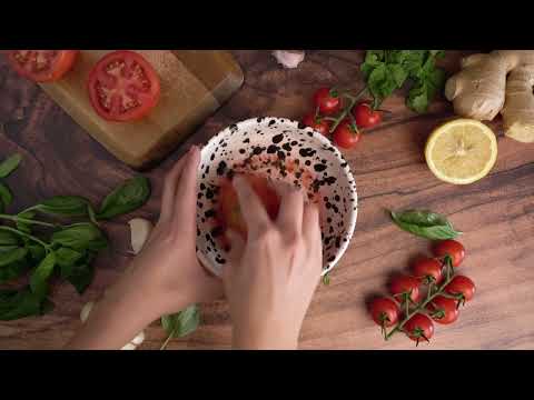 Artisan Ceramic Garlic Grater Plate demo video