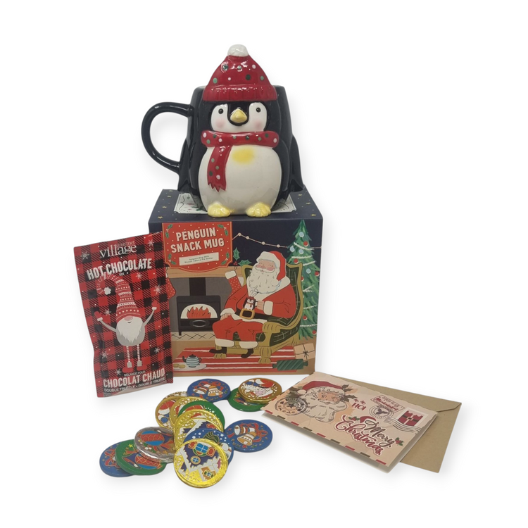 Penguin Mug - Kids Christmas Eve Gift Set