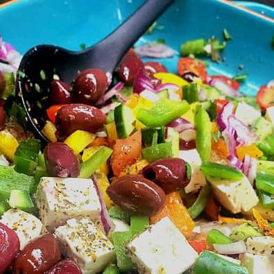 JORGE#S Greek Salad: A Flavourful Mediterranean Feast