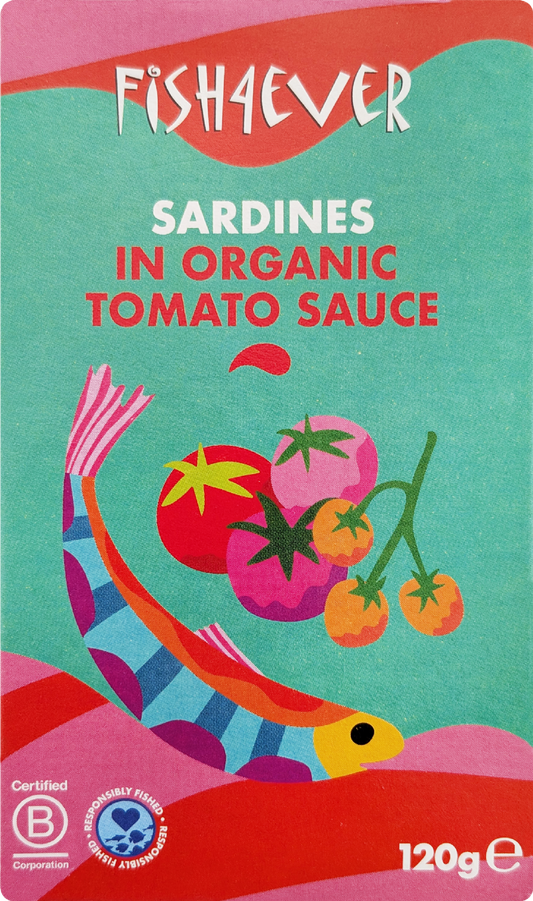 Sardines in Organic Tomato Sauce 120g