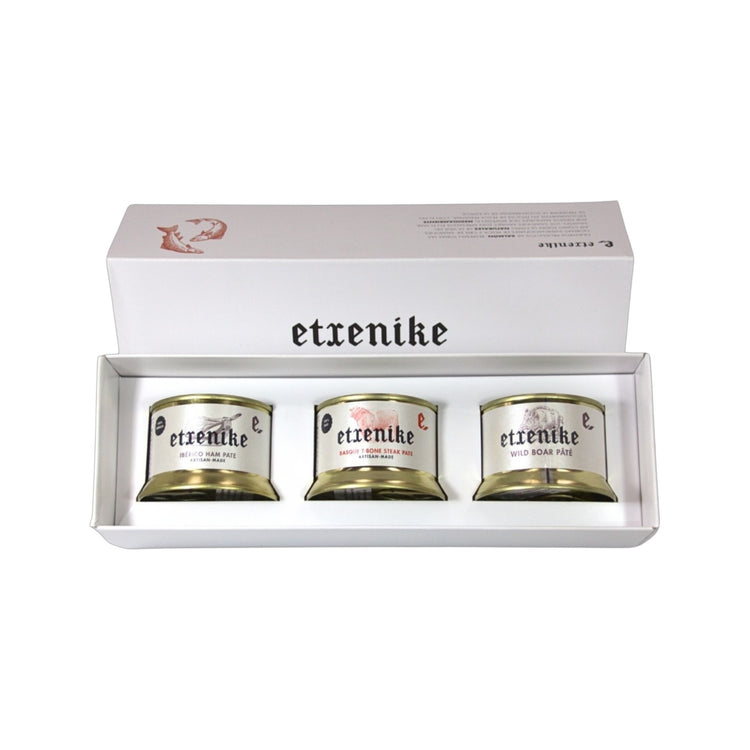 Luxury Pate Selection Box - Duck, Goose, Smoked Salmon 3 x 130g