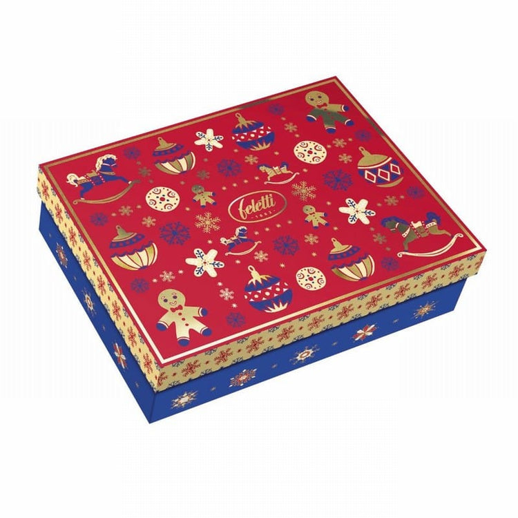 Christmas Toy Box with Dark Chocolates filled with Hazelnut Cream  250g