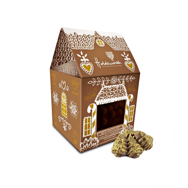 Gingerbread House with Christmas tree caramels