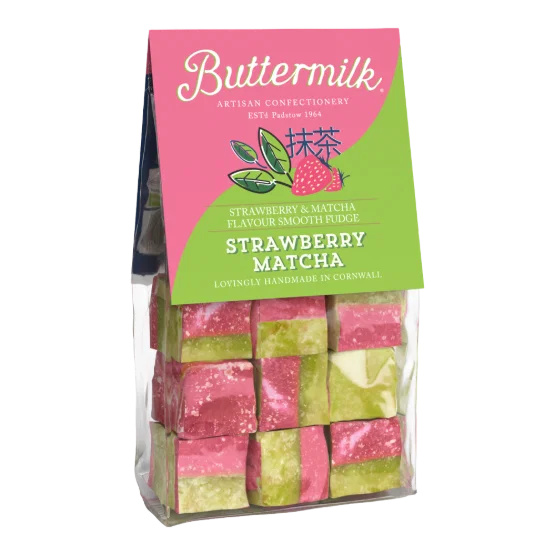 Gluten Free Strawberry Matcha Fudge 175g