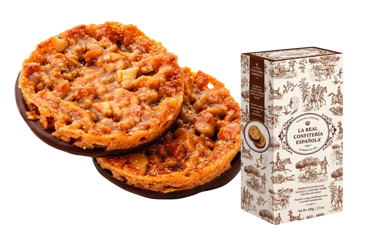 Pistachio, Orange & Almond Florentines