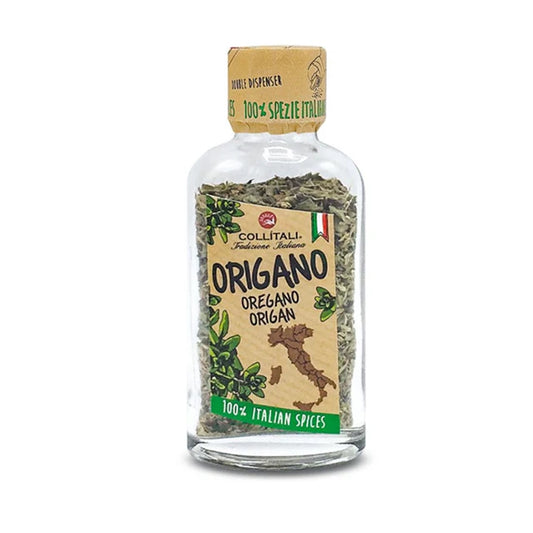 A bottle of authentic Italian dried oregano