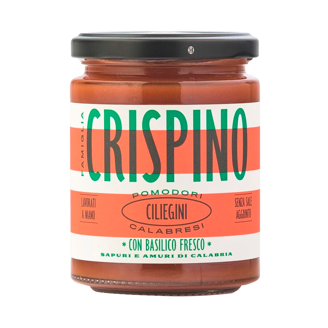 Crispino cherry tomatoes with fresh basil