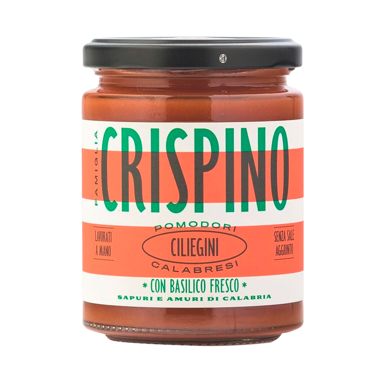 Crispino cherry tomatoes with fresh basil