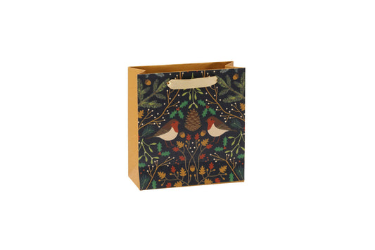 Seasons Greetings Robin Small Gift Bag