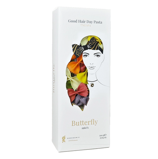 Good Hair Day Pasta - Butterfly 1960s Multi-coloured Farfalle
