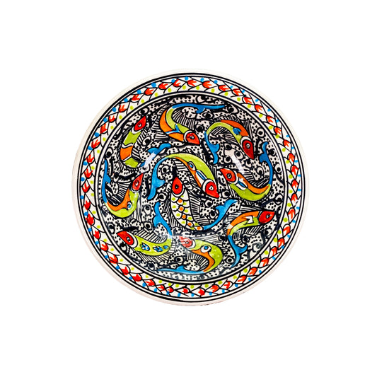 Intricate Moroccan-styled Decorative Bowl - 25cm