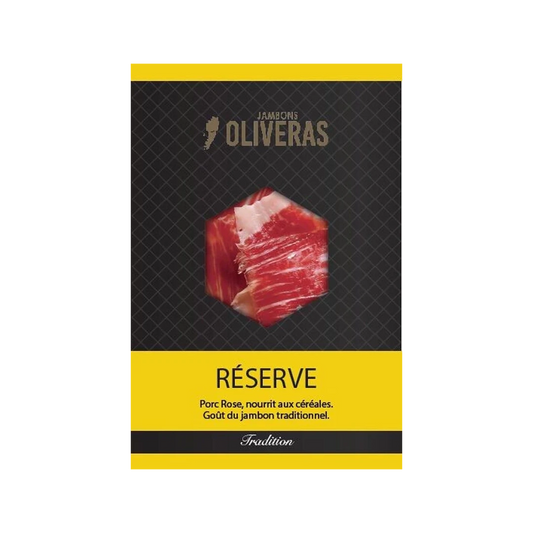 Jamons Oliveras Heritage Reserve Ham sliced