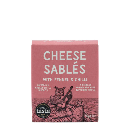 Fennel & Chilli Cheese Sablés 35g