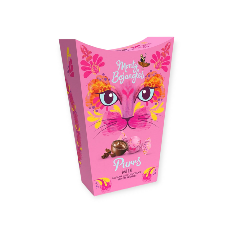 Monty Bojangles - Purrs (Belgian Milk Chocolate Velvety Truffles) - 200g