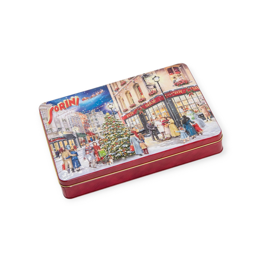 Sorini - Christmas Time Tins with Chocolate Cream & Cereal - Street Scene 185g