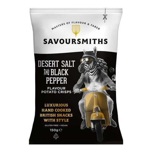 Desert Salt & Black Pepper Crisps 150g