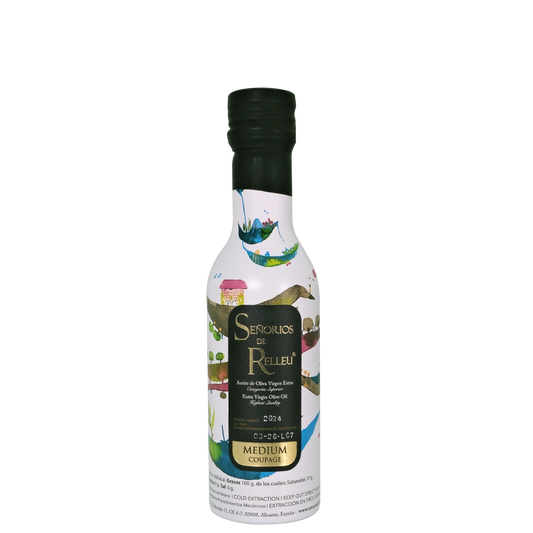 Señorios de Relleu high quality Extra Virgin Olive Oil - Medium coupage 250ml bottle