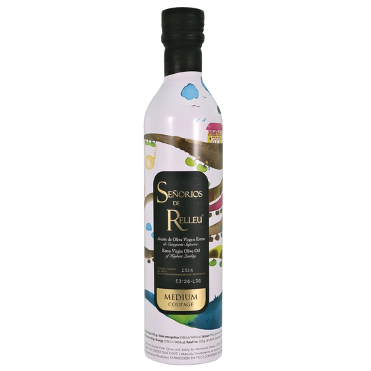 Señorios de Relleu high quality Extra Virgin Olive Oil - Medium coupage